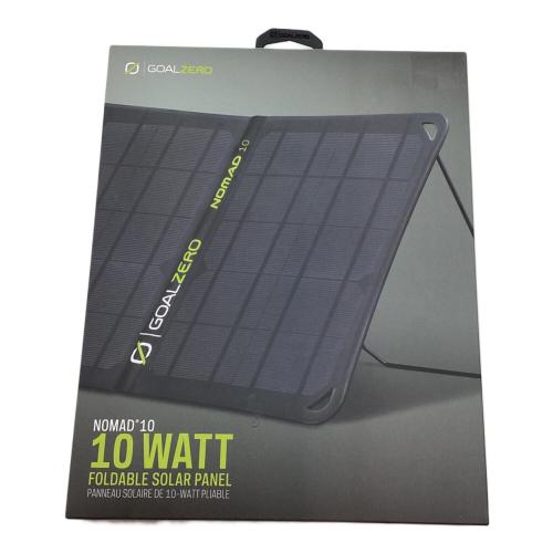 Goal Zero (ゴールゼロ) ソーラーパネル NOMAD 10