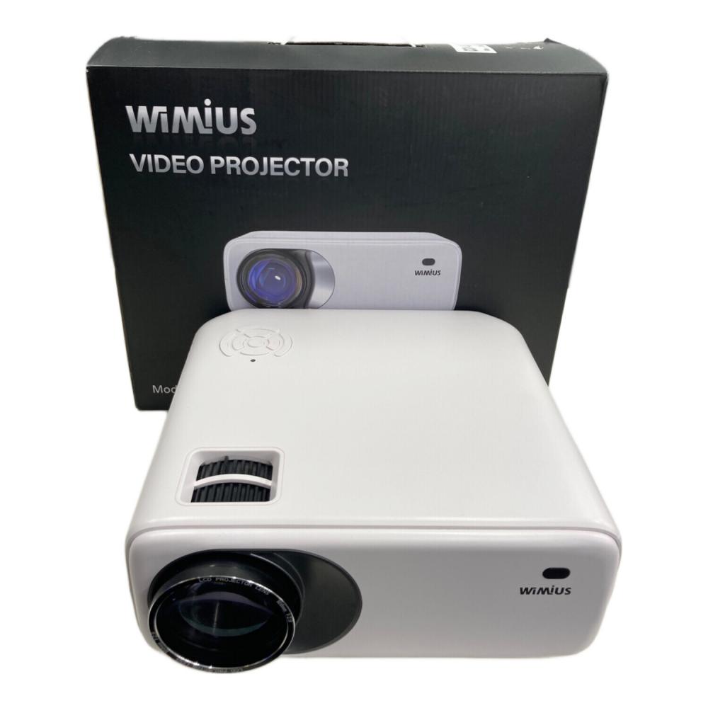 WIMIUS ホワイト プロジェクター 本体 wimius (ウィミアス) プロジェクター W6 -｜トレファクONLINE