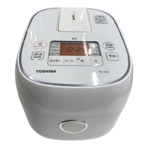 TOSHIBA (トウシバ) IH炊飯ジャー RC-5XN 2021年製 3合(0.54L)