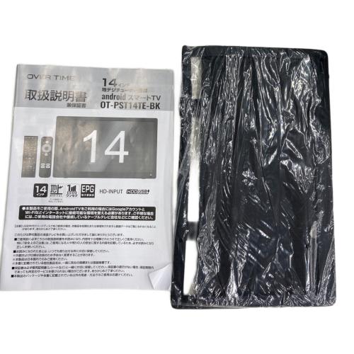 OVER TIME アンドロイドスマートTV OT-PST14TE-BK -