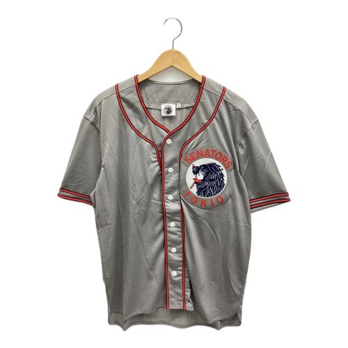 埼玉西武ライオンズ (サイタマセイブライオンズ) ゲームシャツ メンズ SIZE L グレー クラシック2013