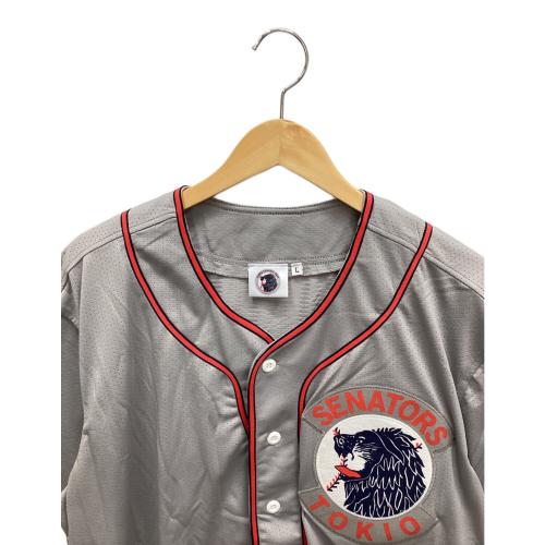 埼玉西武ライオンズ (サイタマセイブライオンズ) ゲームシャツ メンズ SIZE L グレー クラシック2013