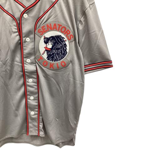 埼玉西武ライオンズ (サイタマセイブライオンズ) ゲームシャツ メンズ SIZE L グレー クラシック2013