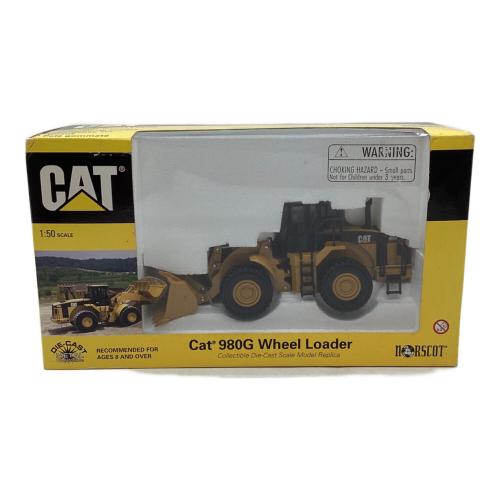 Norscot (ノースコット) モデルカー 1/50 Cat 980G Wheel Loader(ダークイエロー×ブラック) [55027]