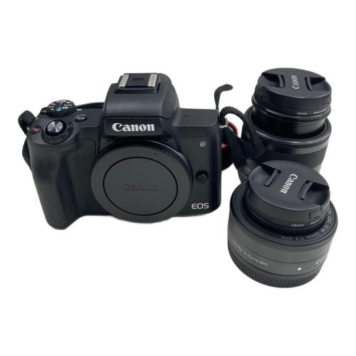 CANON (キヤノン) ミラーレス一眼カメラ ダブルレンズキット EOS Kiss M 831047000321