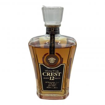 サントリー ジャパニーズウィスキー 700ml クレスト 12年 未開封
