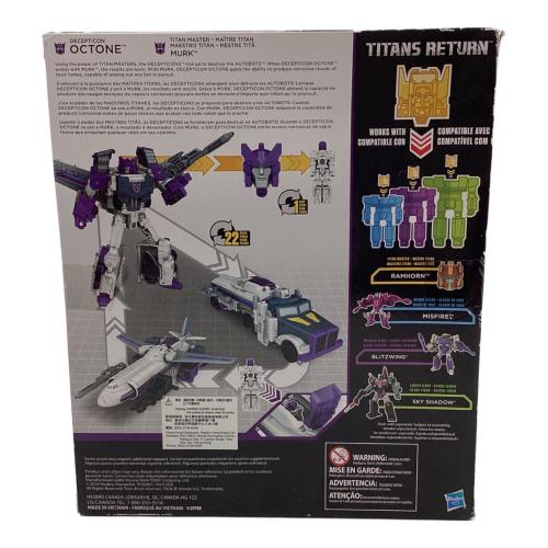 Hasbro (ハズブロ) フィギュア トランスフォーマー MURK&DECEPTOCON OCTONE