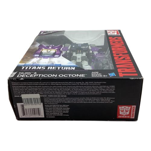 Hasbro (ハズブロ) フィギュア トランスフォーマー MURK&DECEPTOCON OCTONE