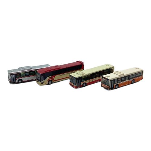 TOMYTEC (トミーテック) Nゲージスケール 4車両セット バスコレクション 長電バス 長野-東京線2台 エルガ東武バス JB088日本交通
