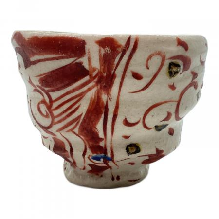 黒岩卓実 湯呑み 赤絵｜トレファクONLINE