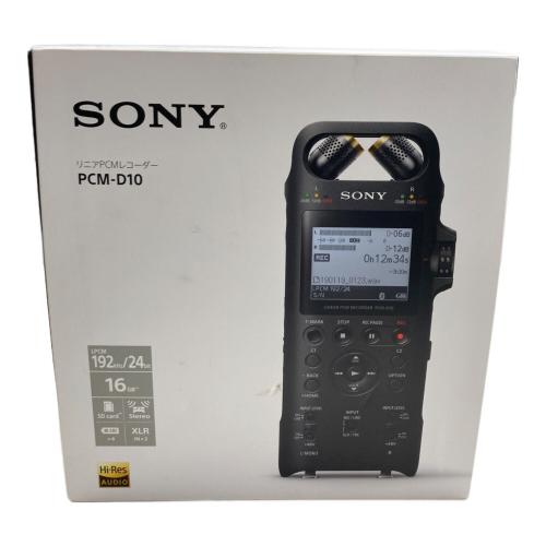 SONY (ソニー) リニアPCMレコーダー PCM-D10 -