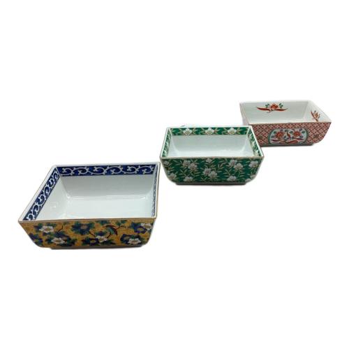 有田焼 (アリタヤキ) 角皿セット 和光園 3Pセット