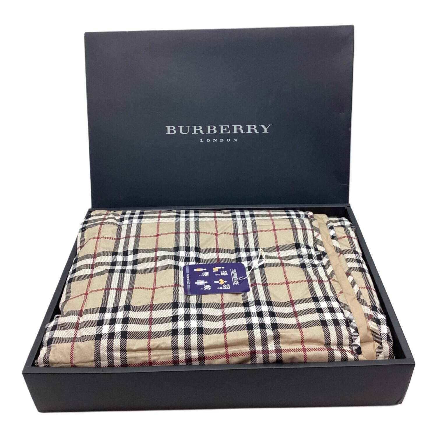BURBERRY LONDON 羽毛ひざ掛け BURBERRY LONDON (バーバリーロンドン) 羽毛膝掛け ノバチェック