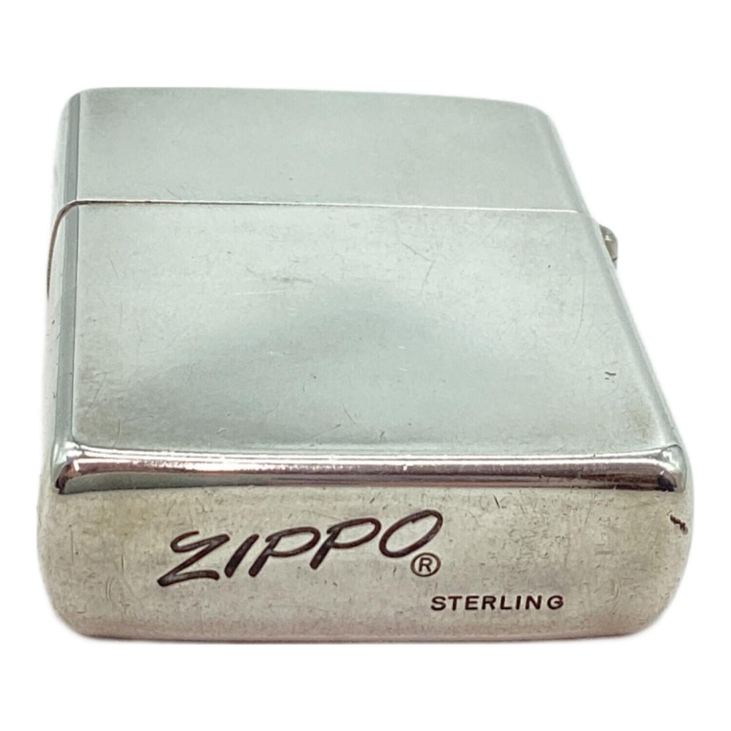 ZIPPO 筆記体ロゴ刻印 スターリングシルバー(SILVER925