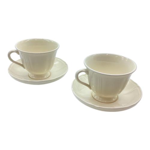 Wedgwood (ウェッジウッド) カップ&ソーサー クイーンズプレイン 2Pセット