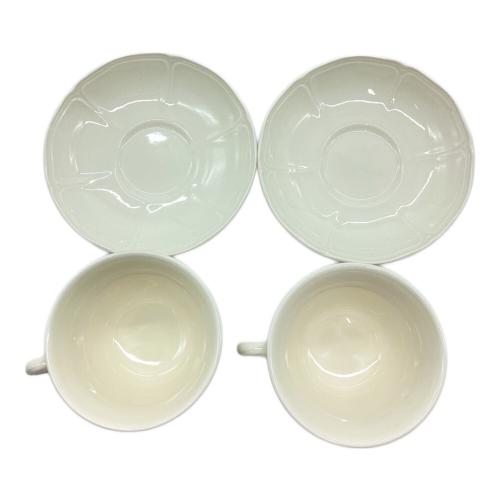 Wedgwood (ウェッジウッド) カップ&ソーサー クイーンズプレイン 2Pセット