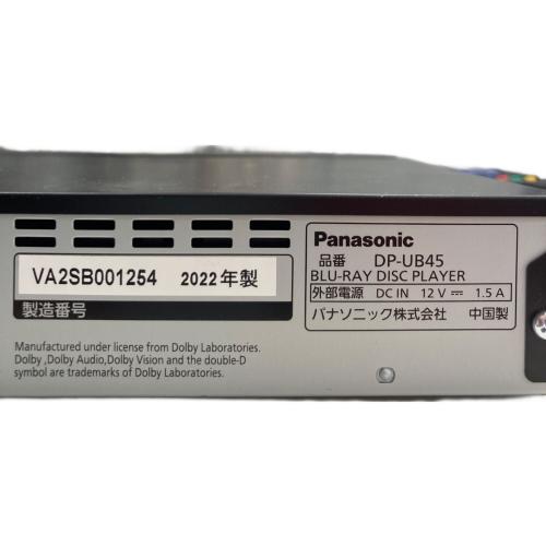 Panasonic (パナソニック) Blu-rayプレーヤー DP-UB45 2022年製 001254