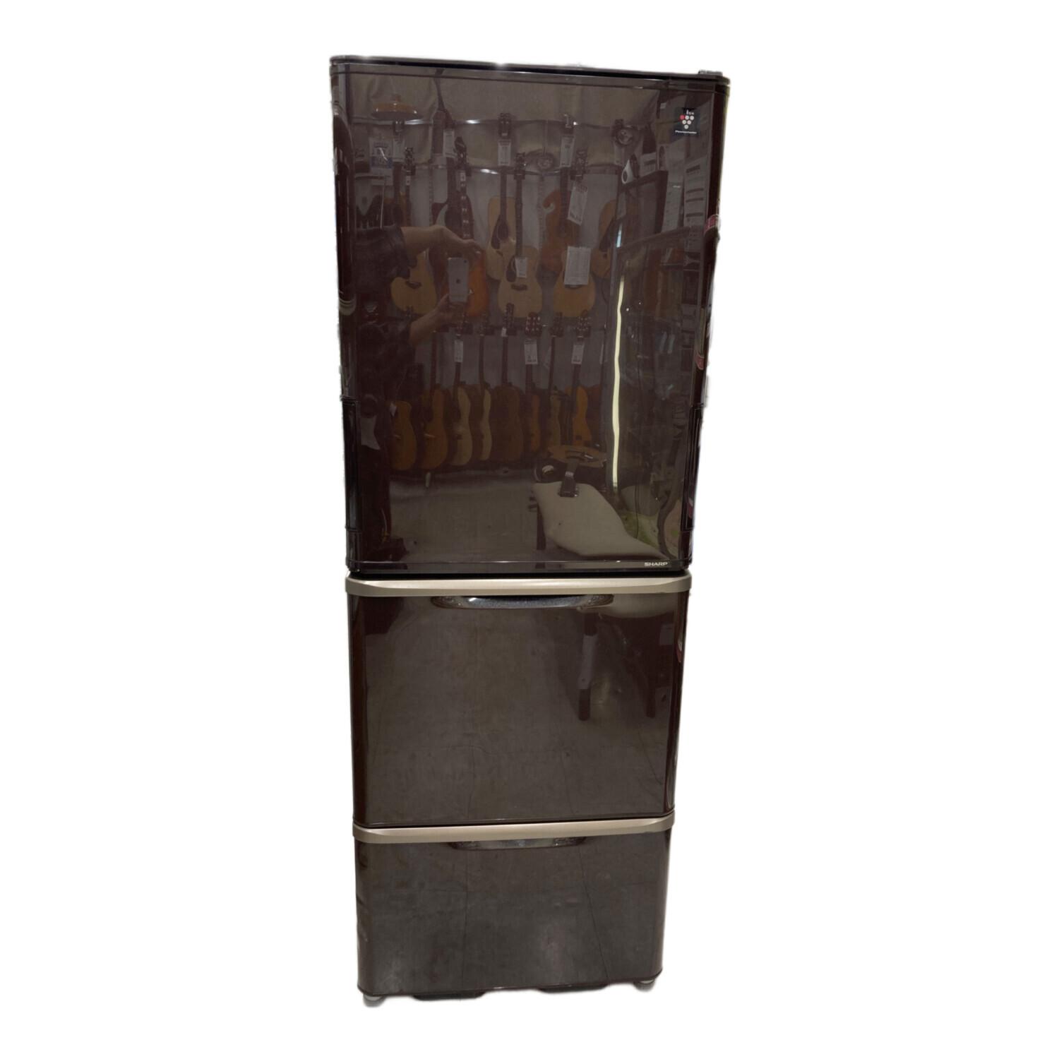 シャープ ノンフロン冷蔵庫 SJ-PW35A-T 2015年製 350L SHARP (シャープ) 3ドア冷蔵庫 SJ-PW35A-T 2015年製 350L 程度C