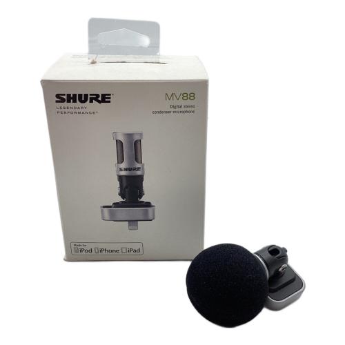 SHURE (シュア) デジタルステレオコンデンサーマイク MV88