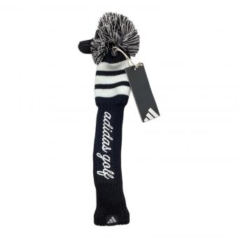 adidas (アディダス) ヘッドカバー ブラック×ホワイト