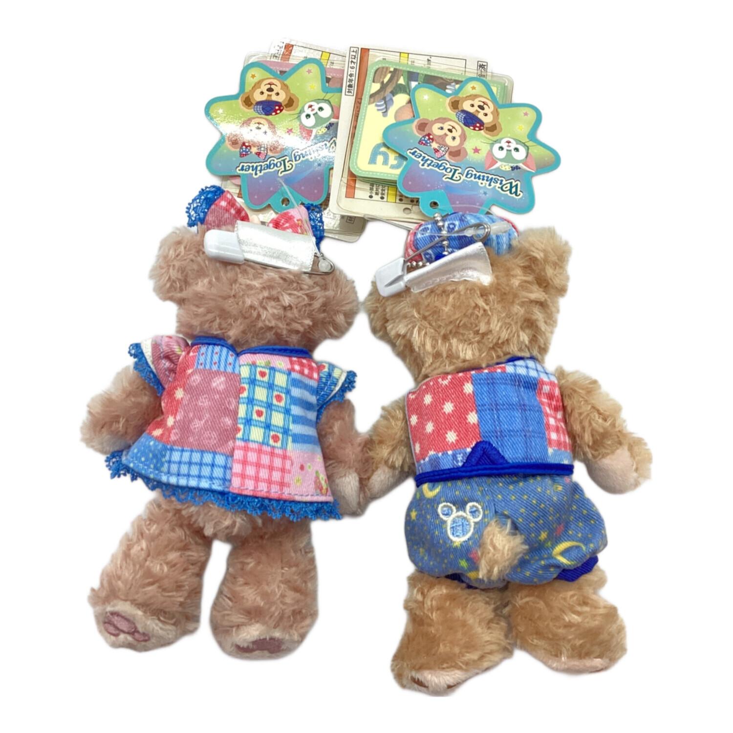 ダッフィー＆シェリーメイ ヌイグルミバッジセット ウィッシング