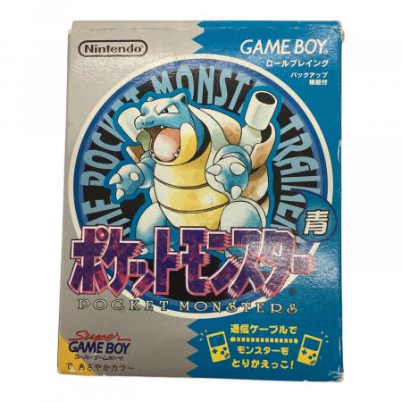 GBソフト ポケットモンスター 青 ゲームソフト -｜トレファクONLINE