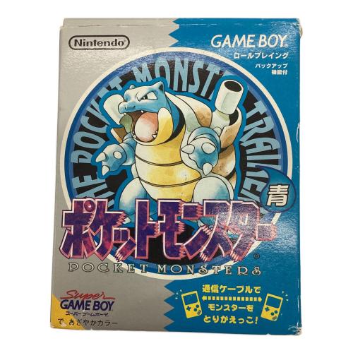 GBソフト ポケットモンスター 青 ゲームソフト -