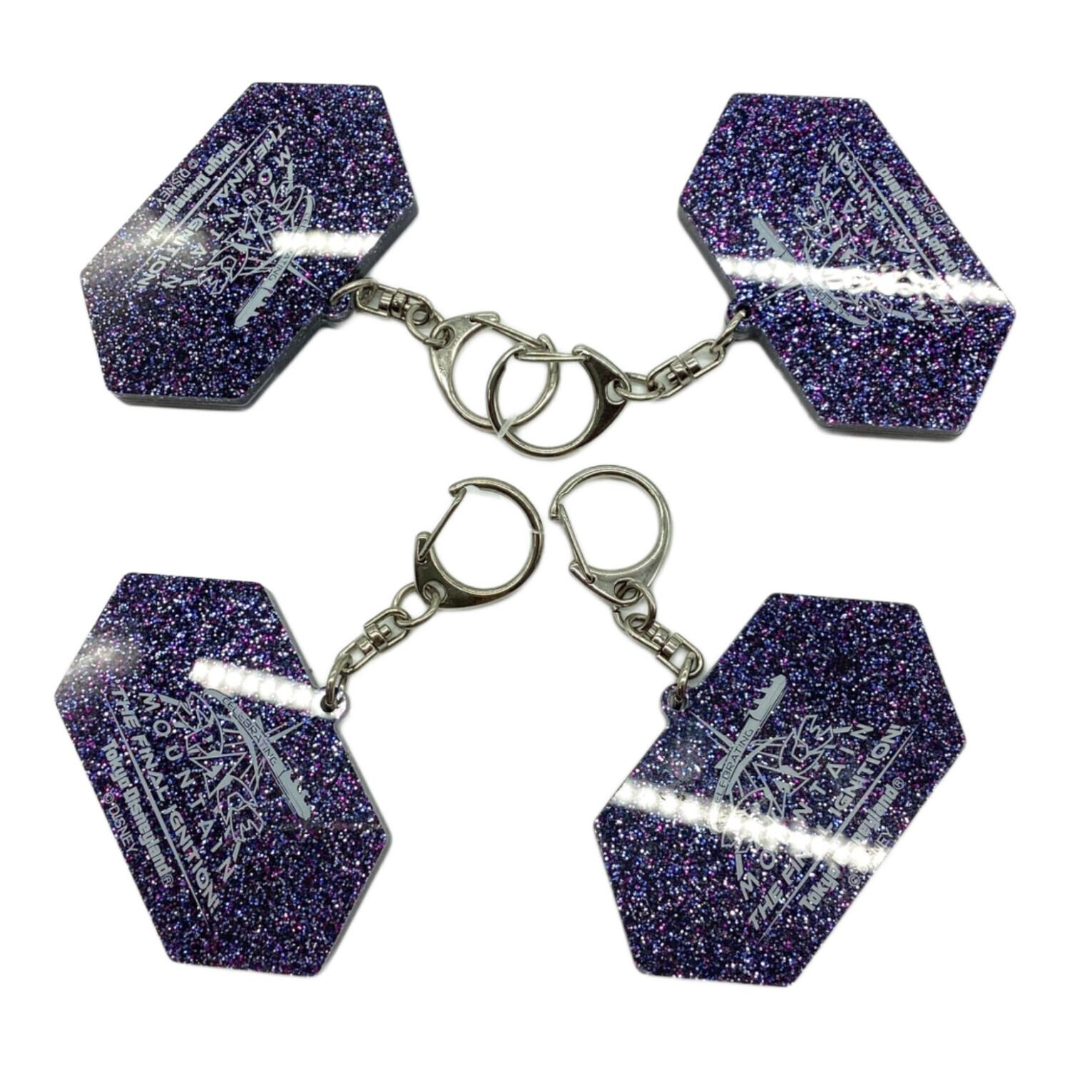 DISNEY (ディズニー) スペースマウンテン アクリルキーホルダー 4点