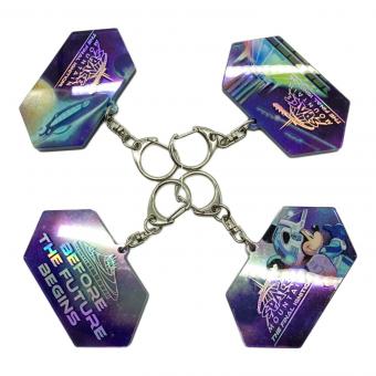 DISNEY (ディズニー) スペースマウンテン アクリルキーホルダー ４点セット