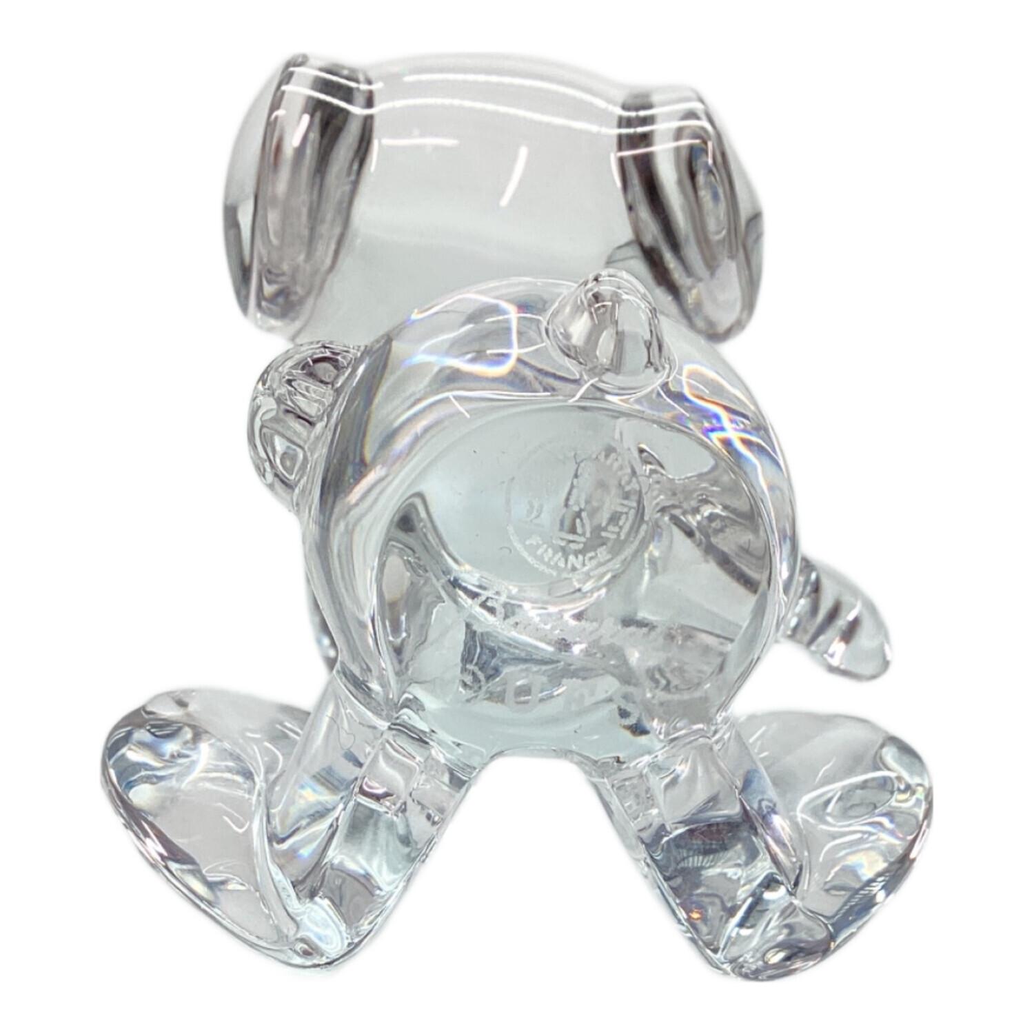 Baccarat (バカラ) ガラスオブジェ スヌーピー(座り)｜トレファクONLINE