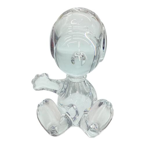 Baccarat (バカラ) スヌーピー(座り) ガラスオブジェ