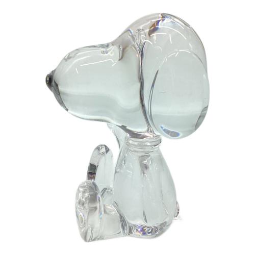 Baccarat (バカラ) スヌーピー(座り) ガラスオブジェ