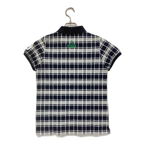 PEARLY GATES (パーリーゲイツ) ポロシャツ レディース SIZE Free ネイビー×ホワイト