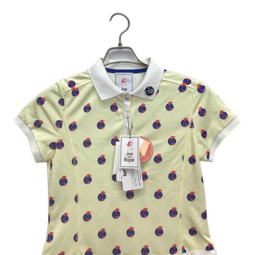 JUNandROPE' (ジュンアンドロペ) ゴルフワンピース レディース SIZE S イエロー×ホワイト