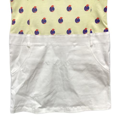 JUNandROPE' (ジュンアンドロペ) ゴルフワンピース レディース SIZE S イエロー×ホワイト