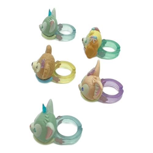 Disney RESORT (ディズニーリゾート) Duffy and Friends 5個セット リング 開封品