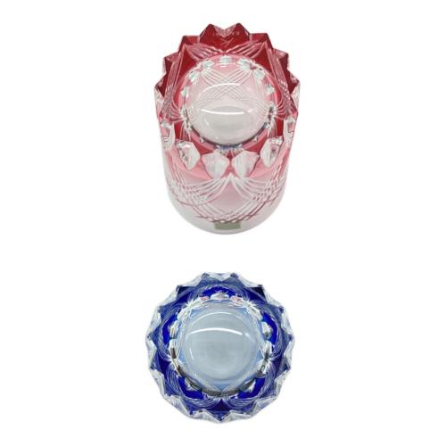 KAGAMI CRYSTAL (カガミクリスタル) 江戸切子 <斜格子>