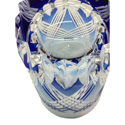 KAGAMI CRYSTAL (カガミクリスタル) 江戸切子 <斜格子>