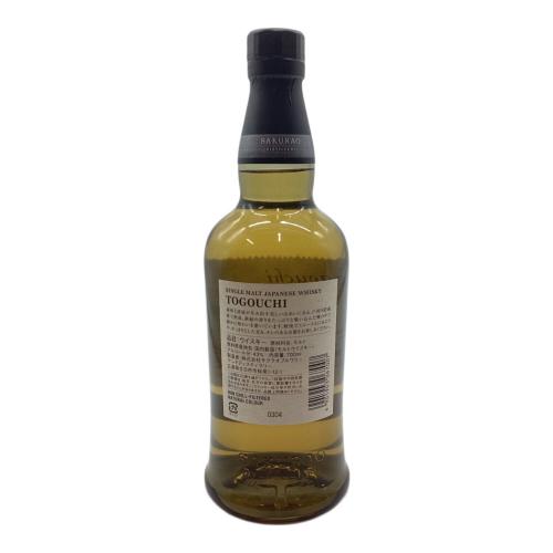 戸河内 TOGOUCHI ジャパニーズウィスキー 700ml