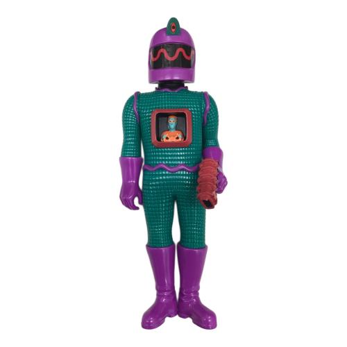 MEDICOM TOY (メディコム・トイ) Mindseye Trooper ソフビフィギュア 1/6企画・緑/紫