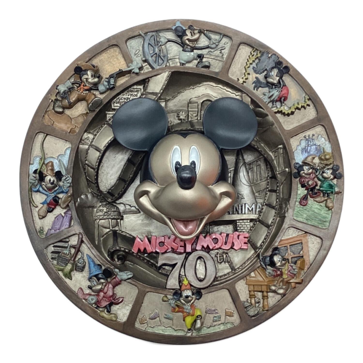 DISNEY (ディズニー) ミッキー70周年記念レリーフ ディズニーグッズ