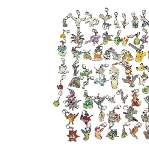 Pokemon Center (ポケモンセンター) 102個セット メタルチャームセット フック緩み、破損品あり