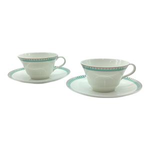 TIFFANY & Co. (ティファニー アンド コー) カップ&ソーサー プラチナブルーバンド