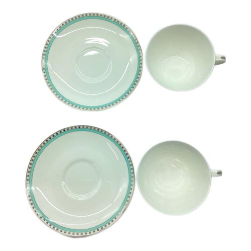 TIFFANY & Co. (ティファニー アンド コー) カップ&ソーサー プラチナブルーバンド