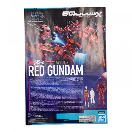 BANDAI (バンダイ) HG gms-a RED GUNDAM レッドガンダム ガンプラ