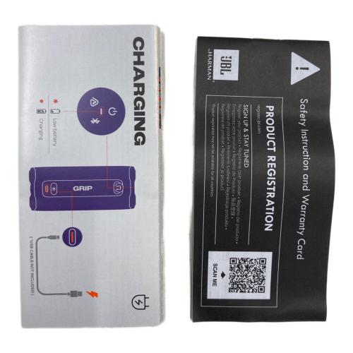 JBL (ジェービーエル) ポータブルBluetoothスピーカー GRIP