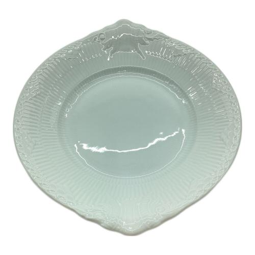 ROYAL COPENHAGEN (ロイヤル・コペンハーゲン) オーバルプレート ホワイトフルーテッド・ハーフレース