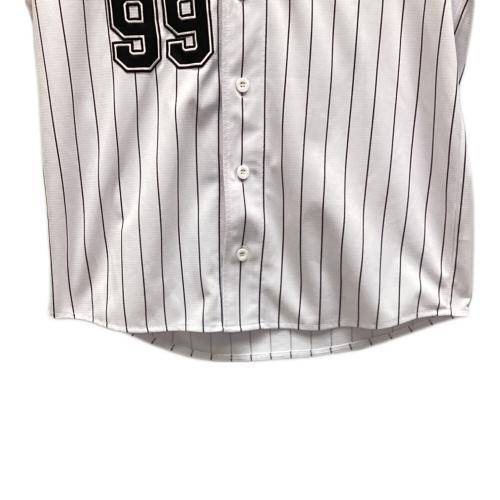 千葉ロッテマリーンズ (チバロッテマリーンズ) 野球ユニフォーム 99番 メンズ SIZE M ホワイト