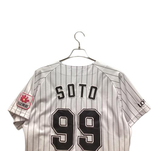 千葉ロッテマリーンズ (チバロッテマリーンズ) 野球ユニフォーム 99番 メンズ SIZE M ホワイト