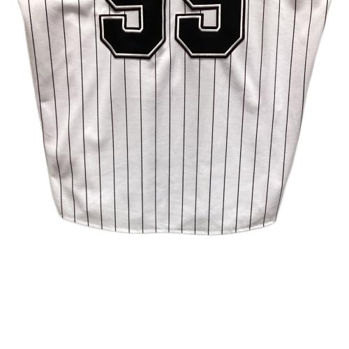 千葉ロッテマリーンズ (チバロッテマリーンズ) 野球ユニフォーム 99番 メンズ SIZE M ホワイト